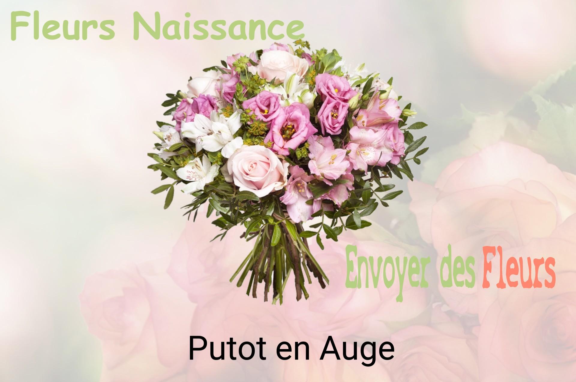Bouquet de fleurs de naissance livré à Putot-en-Auge